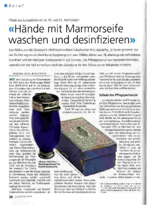 Vorschauseite 1: «Hände mit Marmorseife waschen und desinfizieren»