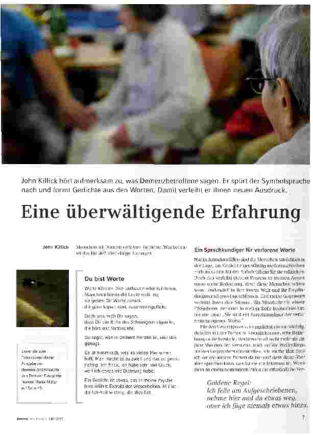 Vorschauseite 1: Eine überwältigende Erfahrung