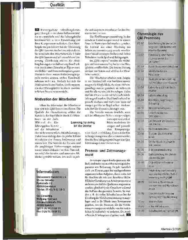 Vorschauseite 4: Von Kopf bis Fuß auf Qualitätsmanagement umgestellt