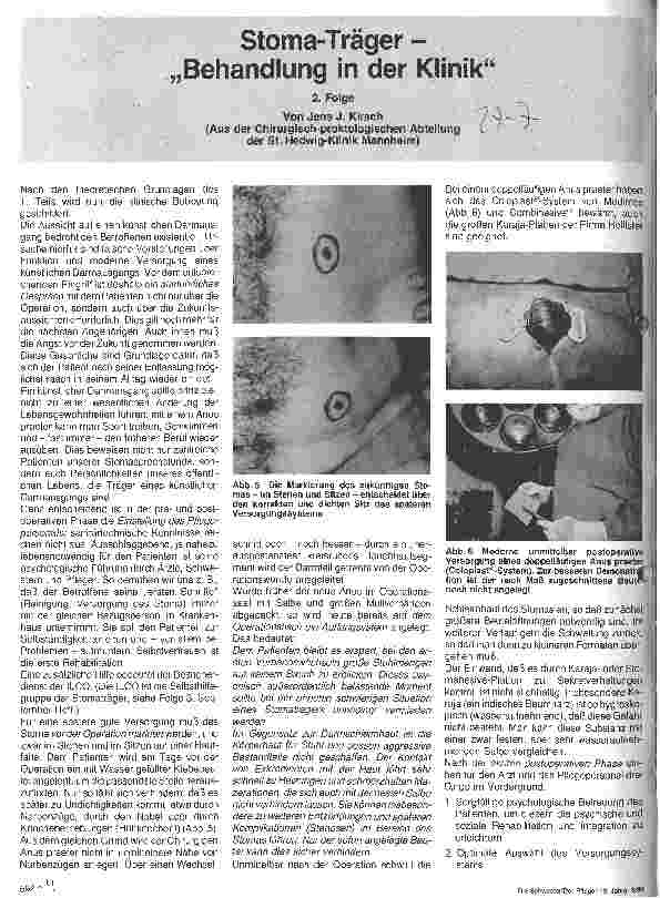 Vorschauseite 1: Stoma-Träger - Behandlung in der Klinik - 2. Folge