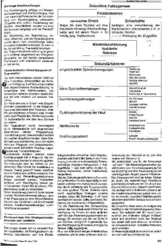 Vorschauseite 2: Einführung des Standards Dekubitusprophylaxe auf einer Intensiv- Station