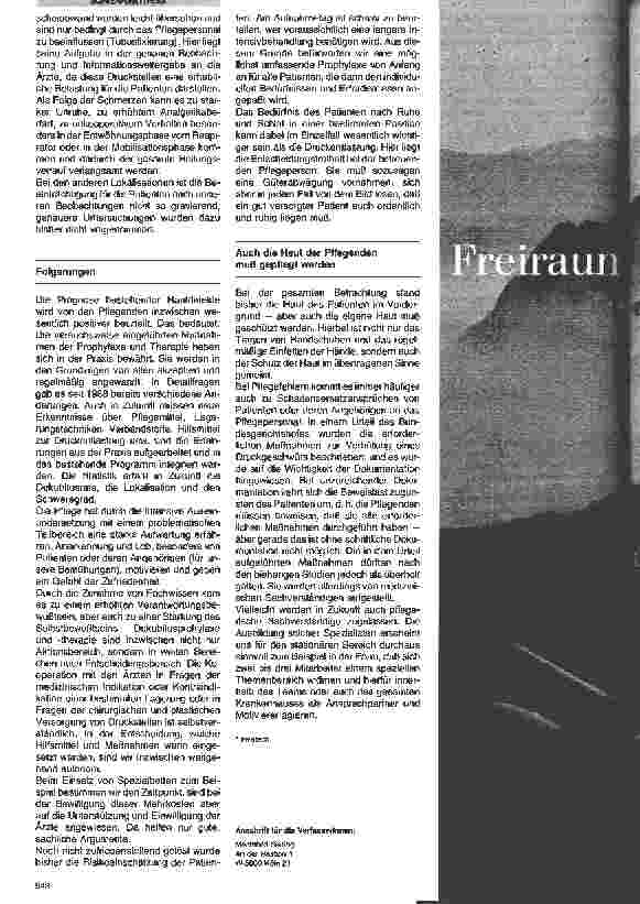 Vorschauseite 5: Einführung des Standards Dekubitusprophylaxe auf einer Intensiv- Station
