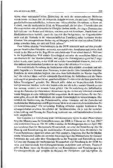 Vorschauseite 5: Eine AG Ethik der DDR als erste zentrale deutsche Ethikkommission Zum Umgang mit ethischen Fragen bei der Forschung am Menschen in der DDR