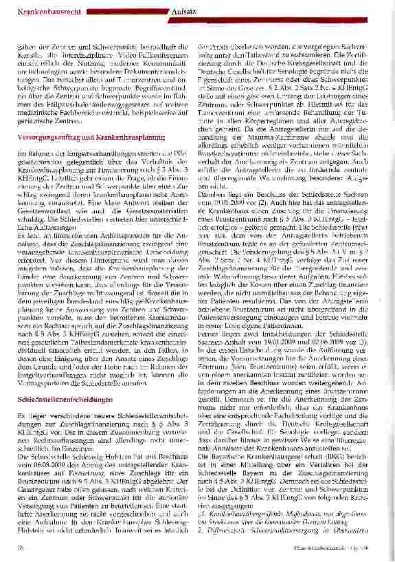 Vorschauseite 2: Die Krankenhausfinanzierung im Hinblick auf besondere Aufgaben der Zentren und Schwerpunkte