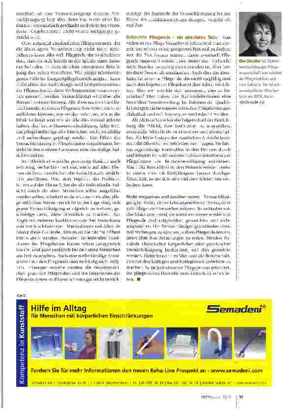 Vorschauseite 3: Vernachlässigung im Heim