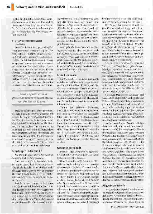 Vorschauseite 3: Von Liebe bis Isolation, von Pflege bis Gewalt
