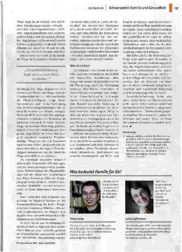 Vorschauseite 4: Von Liebe bis Isolation, von Pflege bis Gewalt