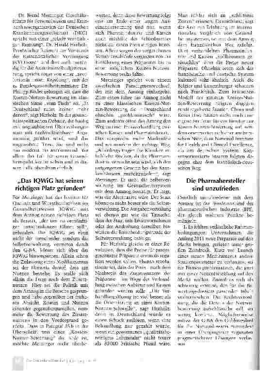Vorschauseite 2: „Die klassische Kosten-Nutzen-Bewertung ist vom Tisch