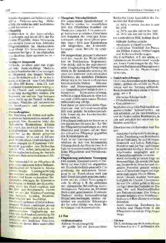 Vorschauseite 2: Bedarfsplanung für die Gesundheitsversorgung der DDR: Pilotprojekt Berlin-Ost