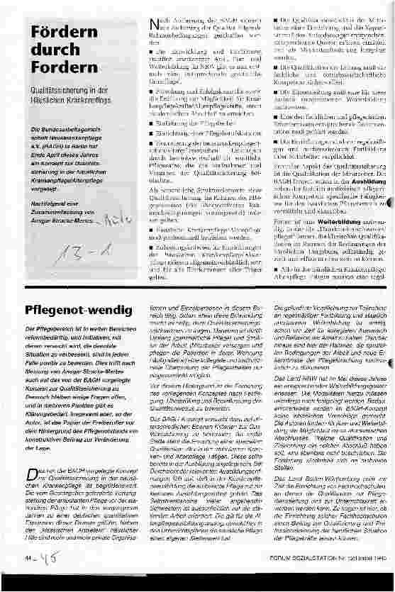 Vorschauseite 1: Fördern durch Fordern