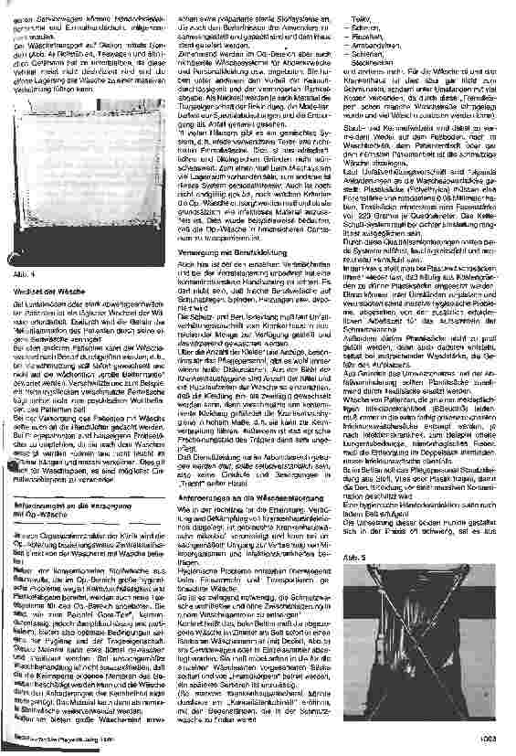 Vorschauseite 2: Anforderungen an die Verund Entsorgung der Wäsche im Krankenhaus