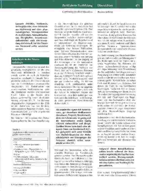 Vorschauseite 4: Anästhesie außerhalb des Operationssaals