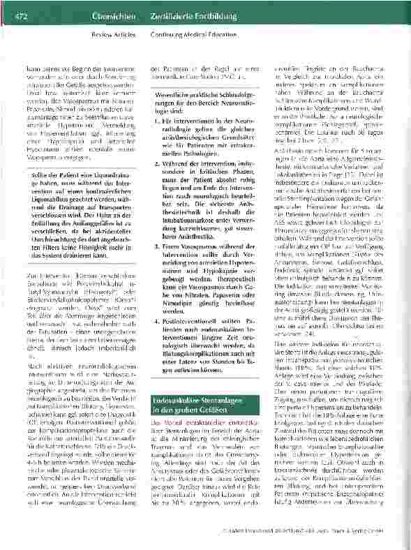 Vorschauseite 5: Anästhesie außerhalb des Operationssaals