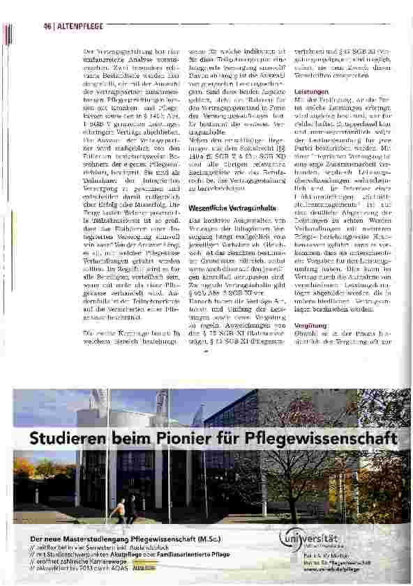 Vorschauseite 3: Integrierte Versorgung als Chance