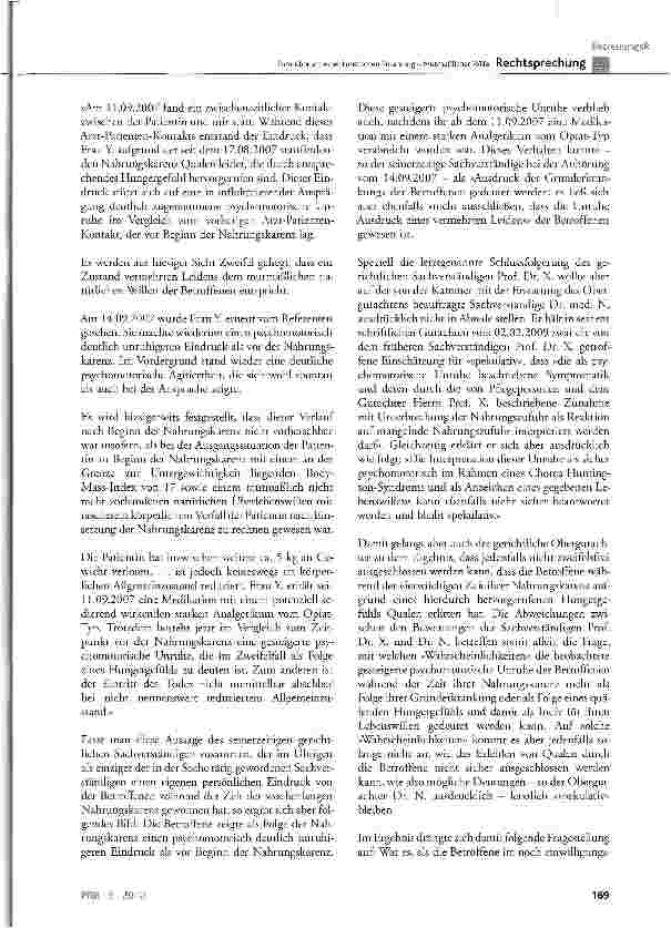 Vorschauseite 6: Zum Abbruch einer künstlichen Ernährung Mutmaßlicher Wille