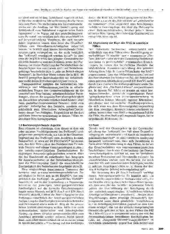 Vorschauseite 6: Beteiligungsrechtliche Aspekte von Kooperationsvorhaben des Bundes mit der Wirtschaft - eine Zwischenbilanz