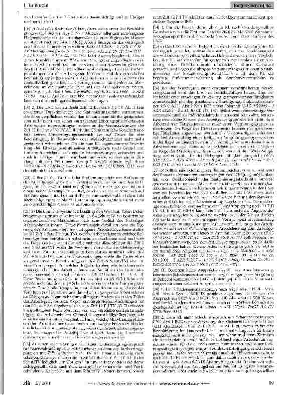 Vorschauseite 3: Beschäftigungsanspruch leistungsgeminderter Arbeitnehmer (TV AL II)