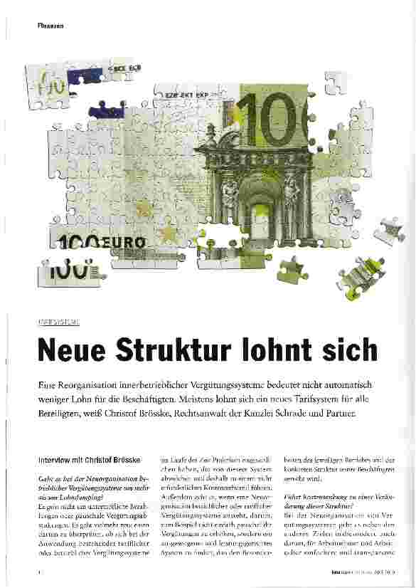 Vorschauseite 1: Neue Struktur lohnt sich