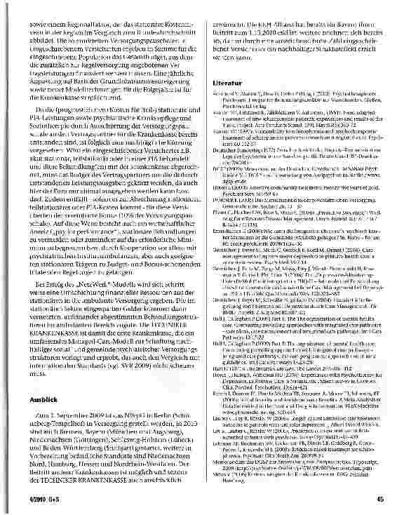 Vorschauseite 6: „Managed Care in der Psychiatrie? DasTK-„NetzWerk psychische Gesundheit als Modell für die integrierte Versorgung psychisch Kranker