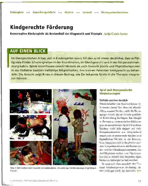 Vorschauseite 1: Kindgerechte Förderung