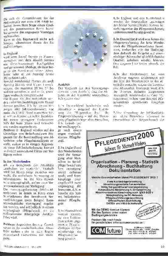 Vorschauseite 4: Herr und Frau Sorge in Europa Welche Unterstützungsangebote gibt es für ältere Menschen in Deutschland, England und in den Niederlanden?