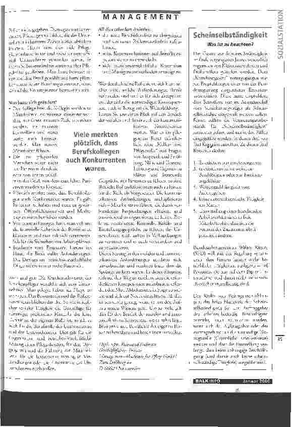 Vorschauseite 2: Wer sich zu spät qualifiziert, den bestraft der Markt
