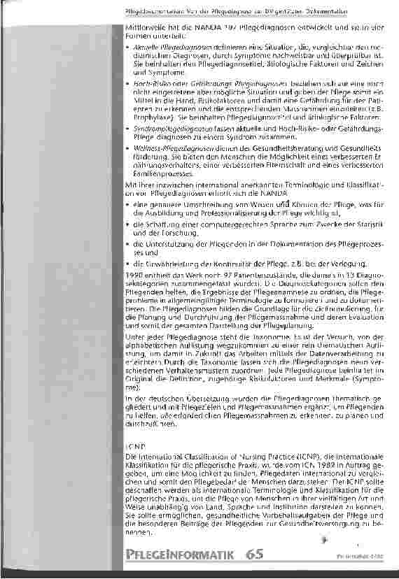 Vorschauseite 5: Pflegedokumentation: Von der Pflegediagnose zur DV-gestützten Dokumentation