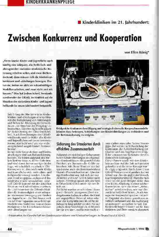Vorschauseite 1: Zwischen Konkurrenz und Kooperation