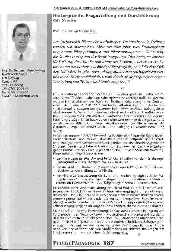Vorschauseite 1: Hintergründe, Fragestellung und Durchführung der Studie