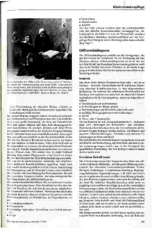 Vorschauseite 2: Vom Symptom über die Differentialdiagnose zur Diagnose Nosologische Einordnung und individuelle Würdigung