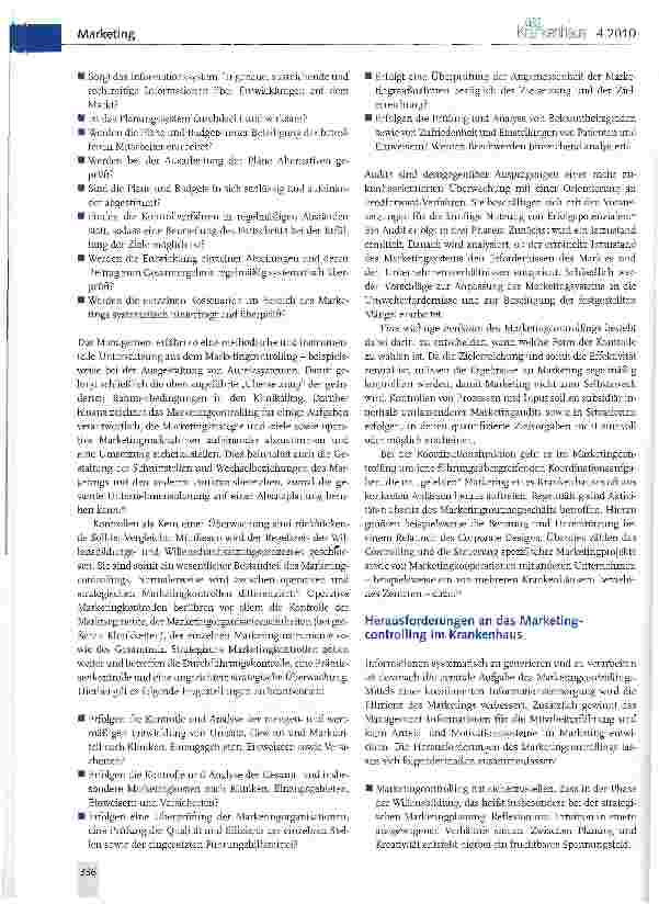 Vorschauseite 3: Marketingcontrolling als „Übersetzer veränderter ökonomischer Rahmenbedingungen