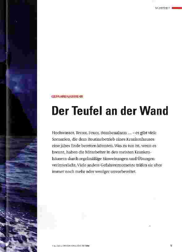 Vorschauseite 2: Der Teufel an der Wand