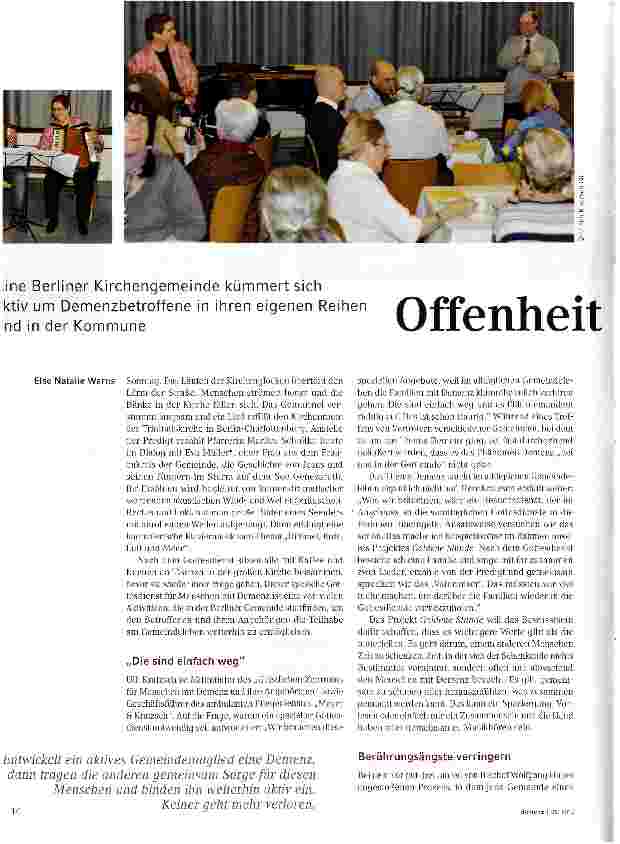 Vorschauseite 1: Offenheit ist bereichernd