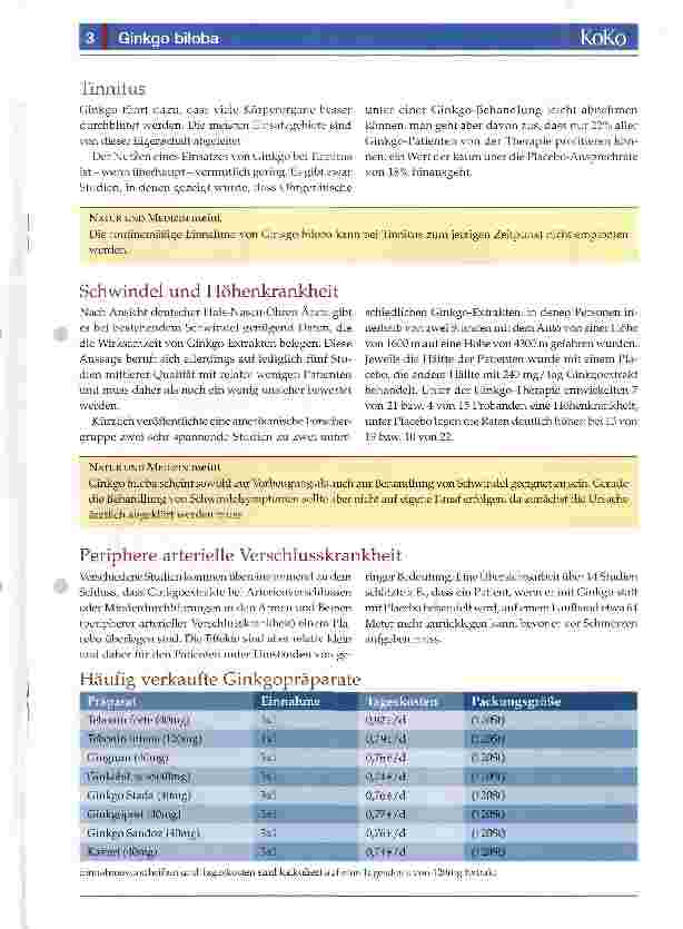 Vorschauseite 3: Ginkgo biloba