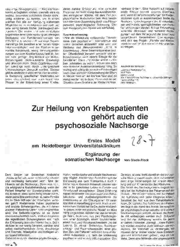 Vorschauseite 4: Familie und Kinderkrankenhaus