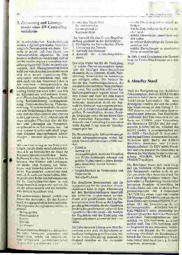 Vorschauseite 2: Controlling im Krankenhaus