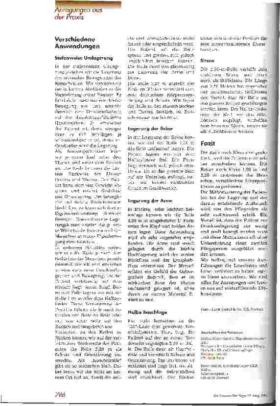 Vorschauseite 3: Unterstützung der Bewegung anstelle schematischer Lagerungen