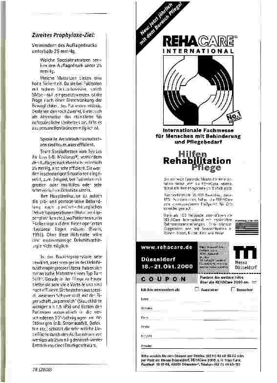 Vorschauseite 5: Richtlinien zur effizienten Dekubitusprophylaxe Umsetzung von Erkenntnissen aus der Dekubituspathogenese