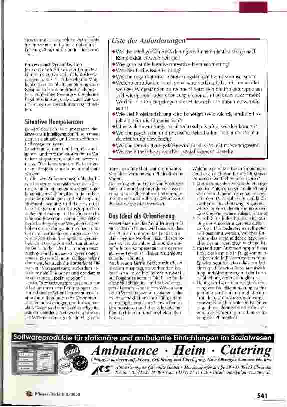 Vorschauseite 3: Motivation durch emotionale Intelligenz Anforderungsprofil ProjektmanagerIn