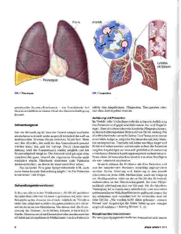 Vorschauseite 3: Atemnot- Ursachen und Therapie