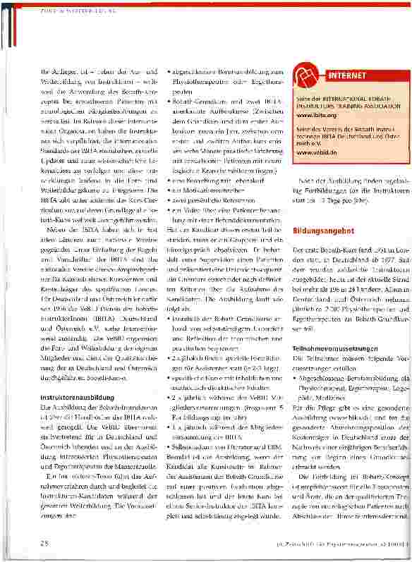 Vorschauseite 2: Bobath - für erwachsene Patienten