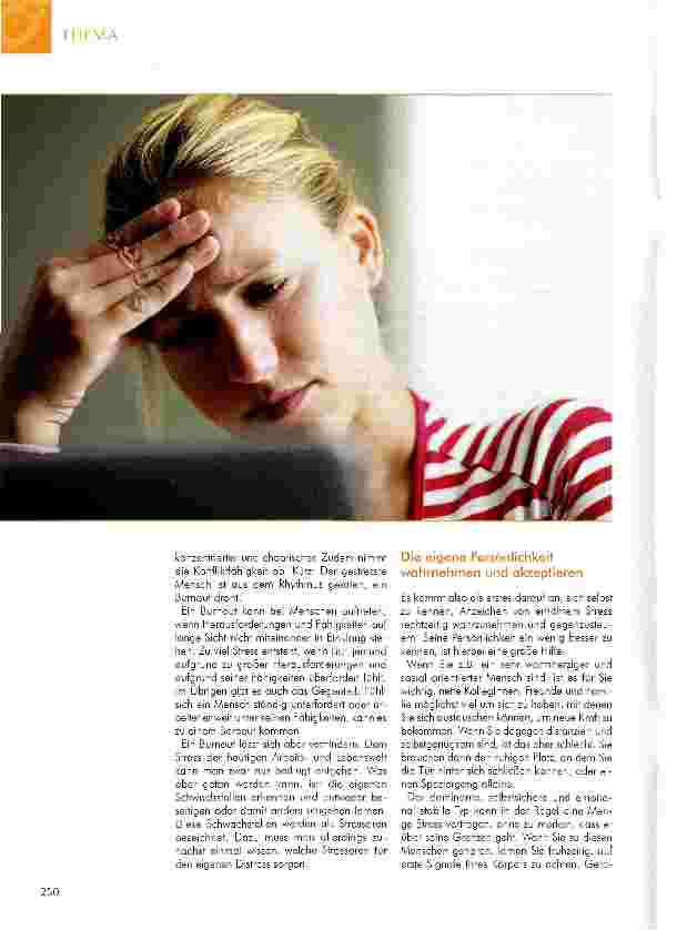 Vorschauseite 2: Angst vor dem BurnoutWenn der Stress das Leben bestimmt - und was Sie dagegen tun können