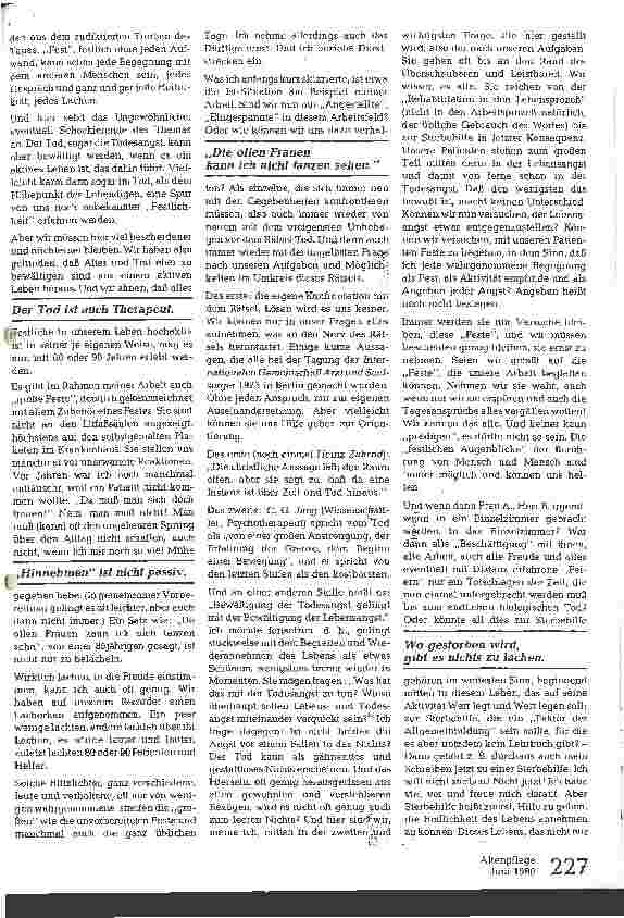 Vorschauseite 2: Feste - Alter - Tod