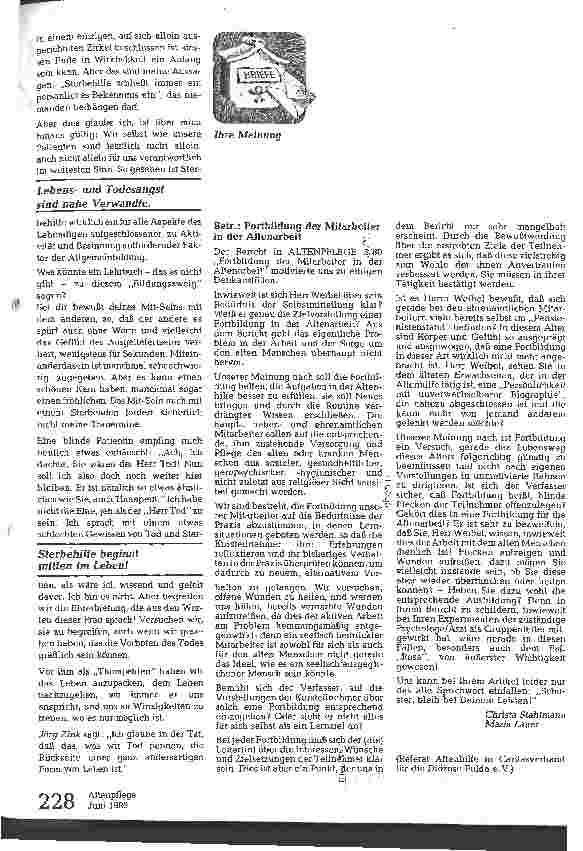 Vorschauseite 3: Feste - Alter - Tod