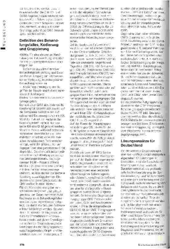 Vorschauseite 5: DRG à la frankais Groupes Homogènes de Malades - das französiche Fallgruppensystem