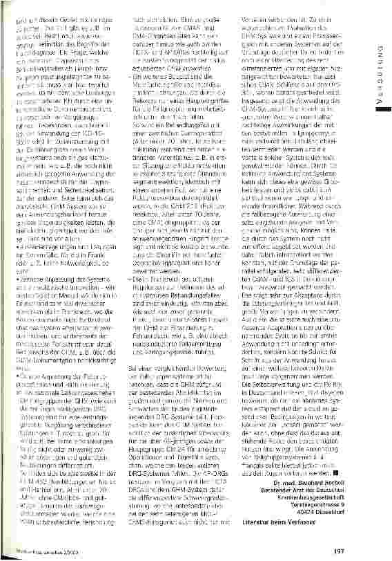 Vorschauseite 6: DRG à la frankais Groupes Homogènes de Malades - das französiche Fallgruppensystem
