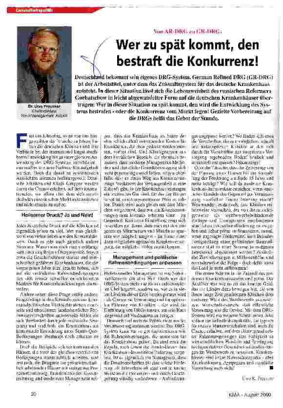 Vorschauseite 1: Wer zu spät kommt, den bestraft die Konkurrenz!