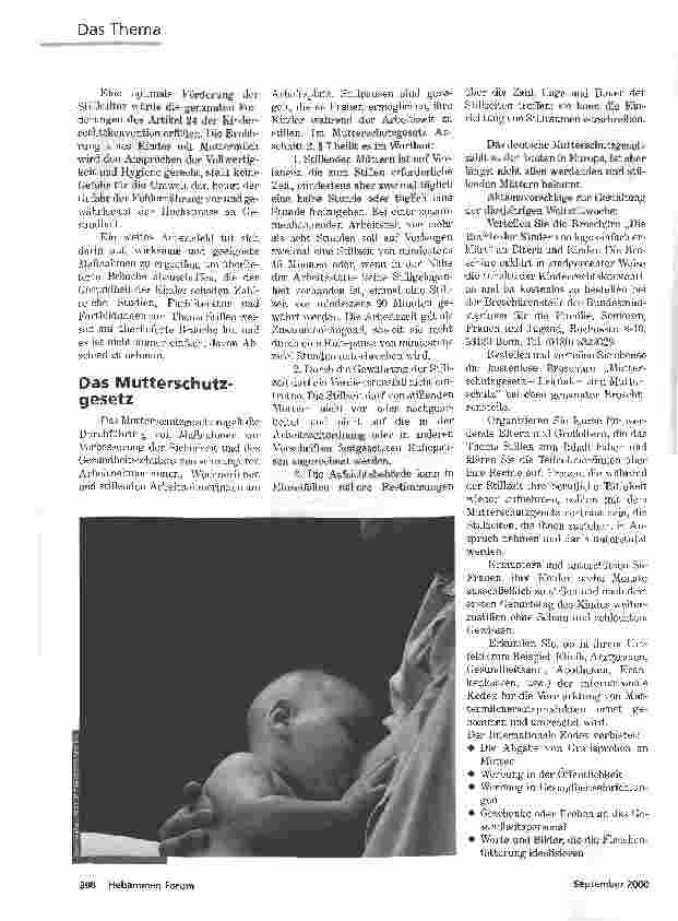Vorschauseite 2: STILLEN EIN GRUNDRECHTWeltstillwoche vom 1. bis 7. 10. 2000