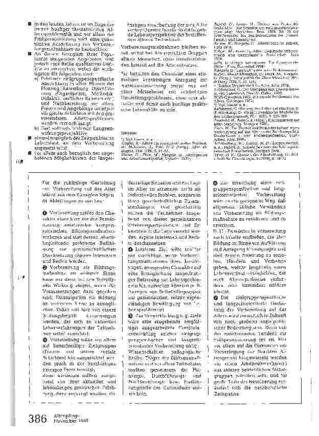 Vorschauseite 5: Vorbereitung auf Alter und Ruhestand