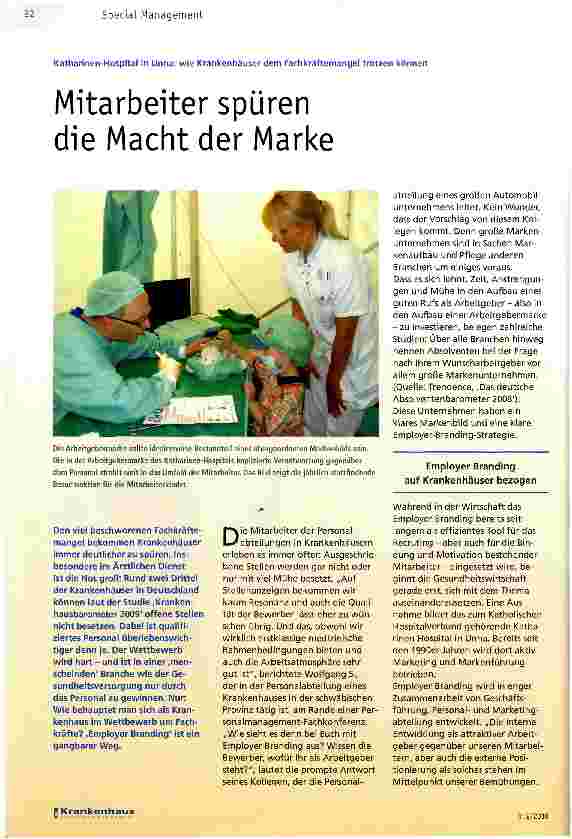 Vorschauseite 1: Mitarbeiter spüren die Macht der Marke